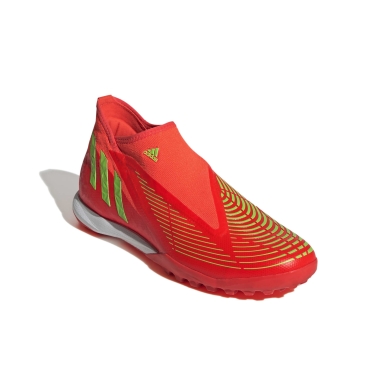 adidas Football Shoes Predator Edge.3 LL TF (without laces) TF for hard and clay courts red Men